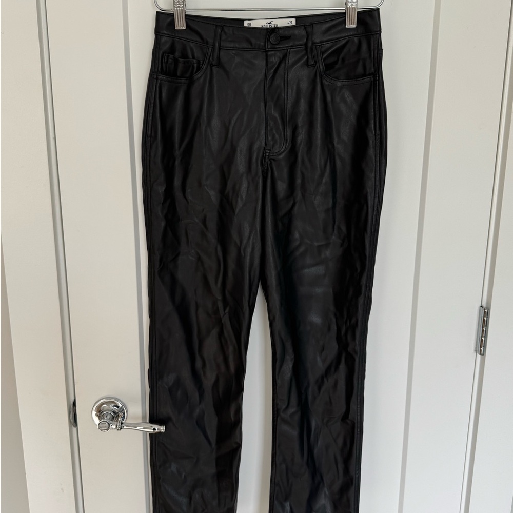 Hollister Black Straight Leg Pants